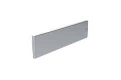 103 mm Alu-Front, 120,0cm breed, Geanodiseerd aluminium
