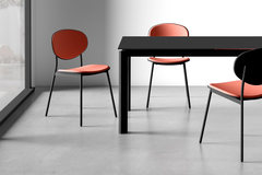 Table ext. poker 120x80 anthra-céramique basalte 