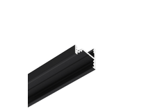 Profilé Led corner10 c/u1 2000 noir anodisé 