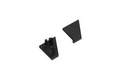 Embout profilé Led corner10 noir 