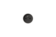Rond 2.0 - unifit stopcontact b-f zwart