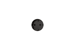 Rond 3.0 - Backfit stopcontact type F - randaarding zwart
