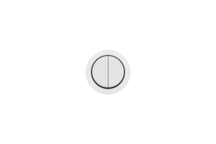 Rond 2.0 - multifit no/nc 2x drukknop wit alu