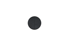 Rond 2.0 - backfit no/nc 2x b.pouss. noir alu 