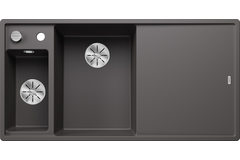 Blanco Axia III 6 S links rock grey automatische bediening
