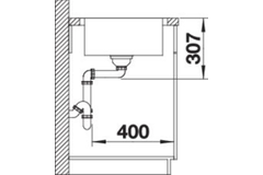 Blanco spoeltafel lemis xl 6 s-if auto