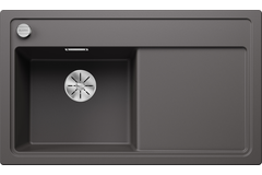 Blanco Zenar 45 S links rock grey automatische bediening