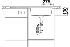 Blanco Zenar XL 6 S-F r café automatische bediening