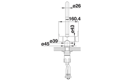 Blanco Trima filter chroom
