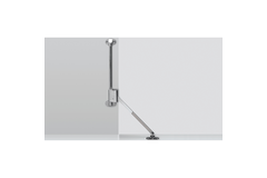 Klephouder Klassik D met lager L 258 D / 350, links, vernikkeld