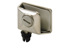 Glasdeurscharnier ET 150, vernikkeld, mat