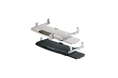 Toetsenbordplateau met mousepad, zwart